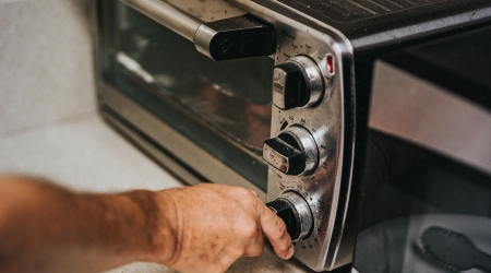 Oven tijdens ontbijt